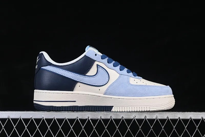 All categories Nk Air Force 1 Air Force series Nk Air Force 1 Low Air Force low top Nike Air Force 1'07 Low Violent Bear joint North Carolina blue double hook Air Force 1 low top casual sneakers XD9314-616
